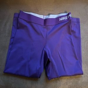 Purple Nike Spandex crops